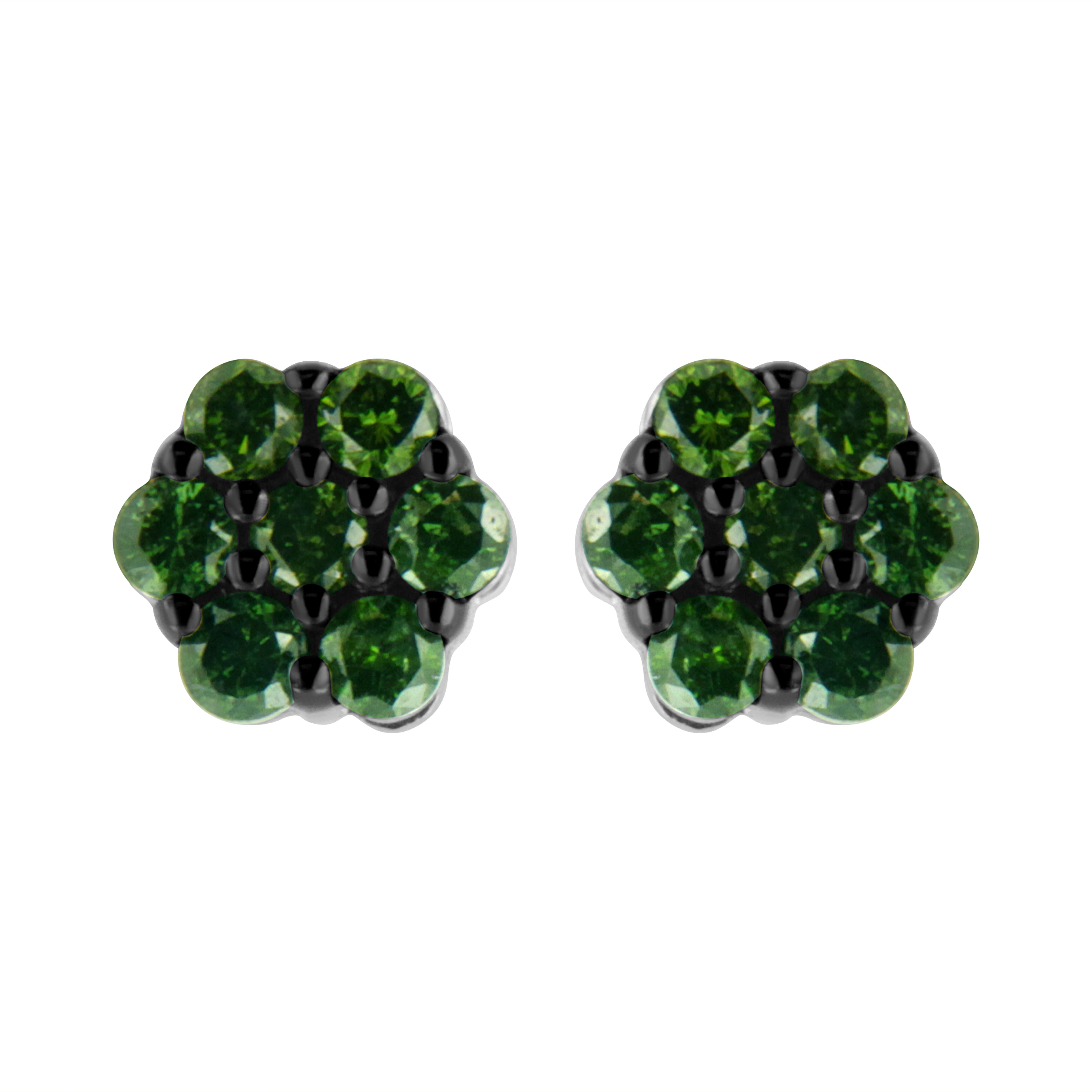 selected Green Diamond | White
