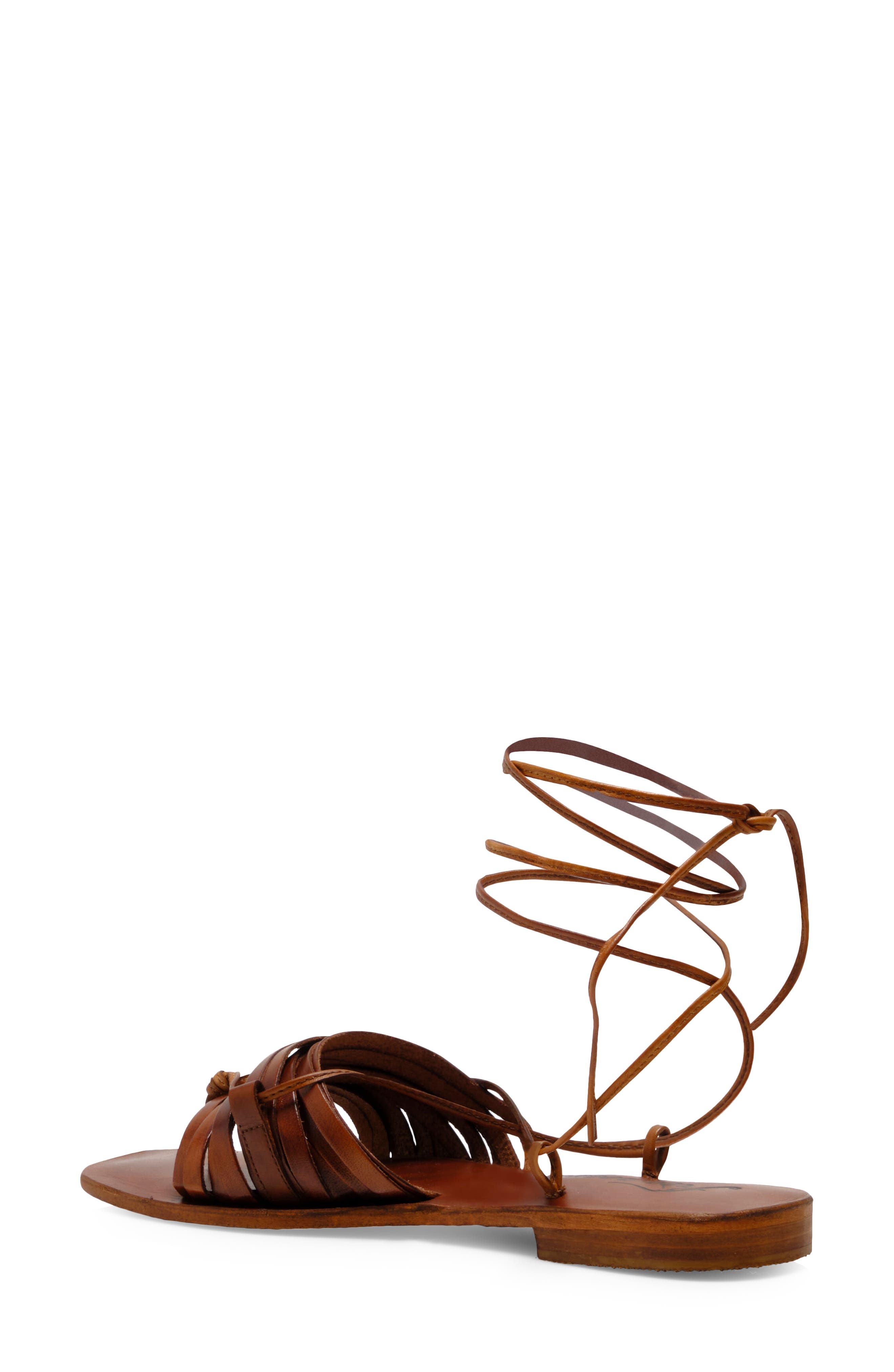Free People Cami Huarache Wrap Sandal, Alternate, color, 