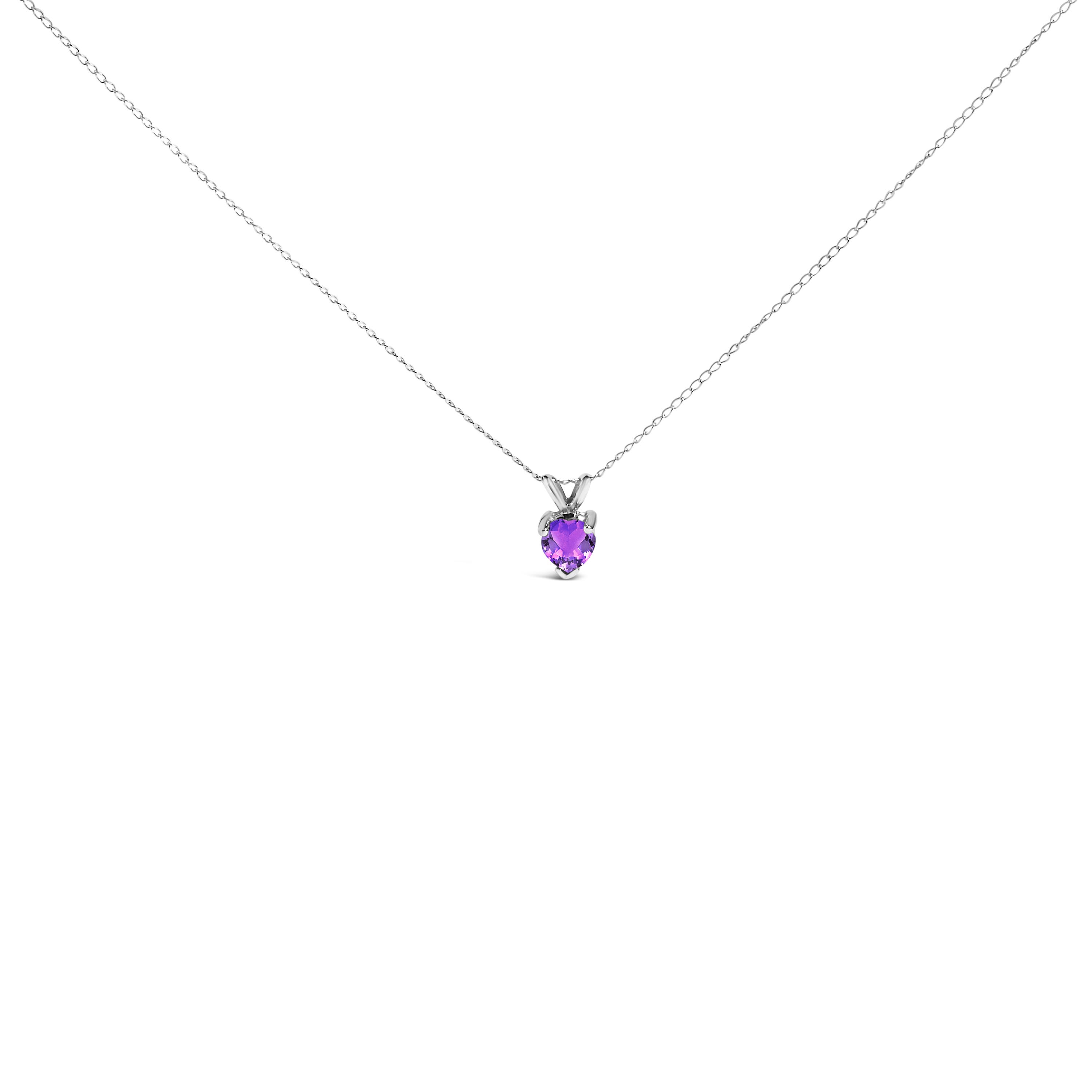 Purple Amethyst | White