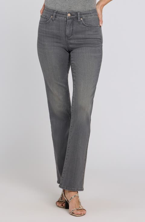 Marilyn No Gapper Straight Leg Jeans (Dusty Ash)