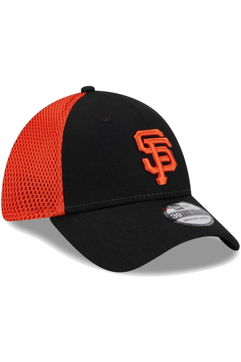 Men's New Era Black San Francisco Giants Team Neo 39THIRTY Flex Hat, Alternate, color, Black