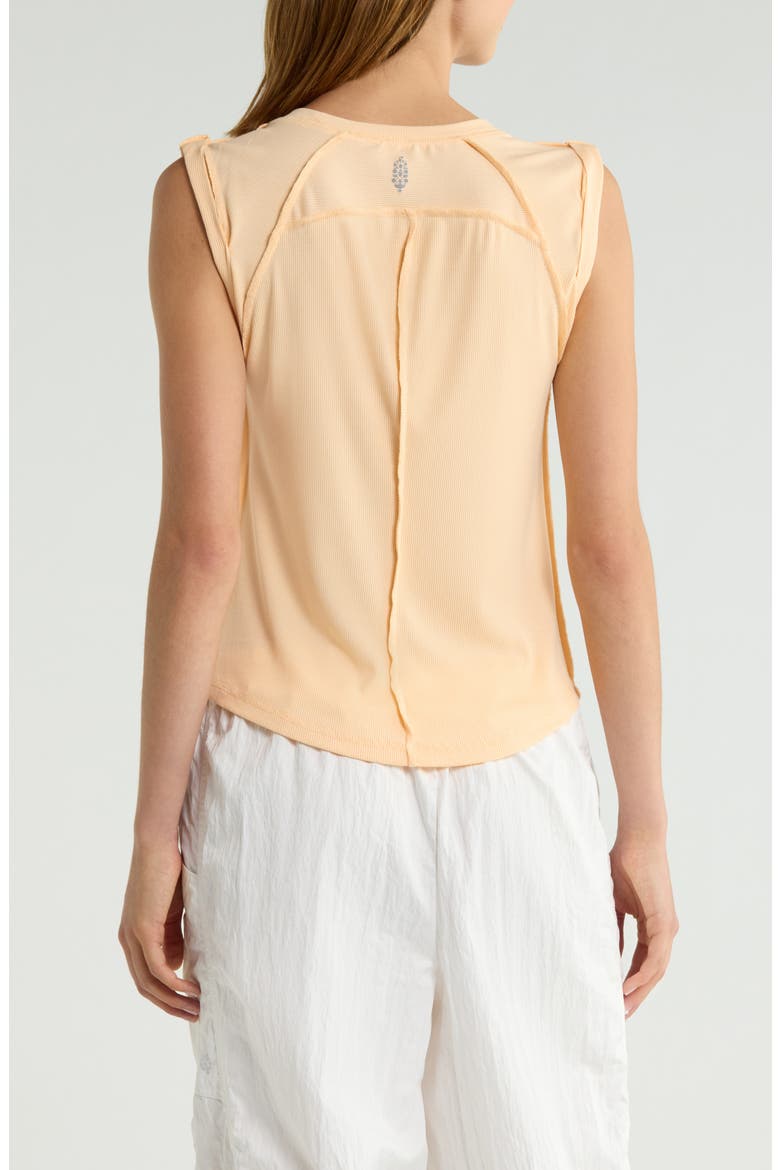 Love My Twist Muscle Tee, Alternate, color, PINA COLADA