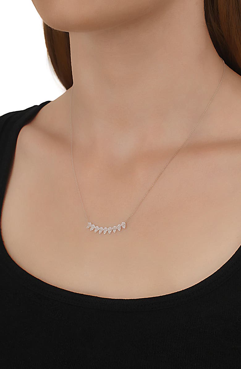 Bony Levy Gatsby Diamond Collar Necklace, Alternate, color, White Gold/ Diamond