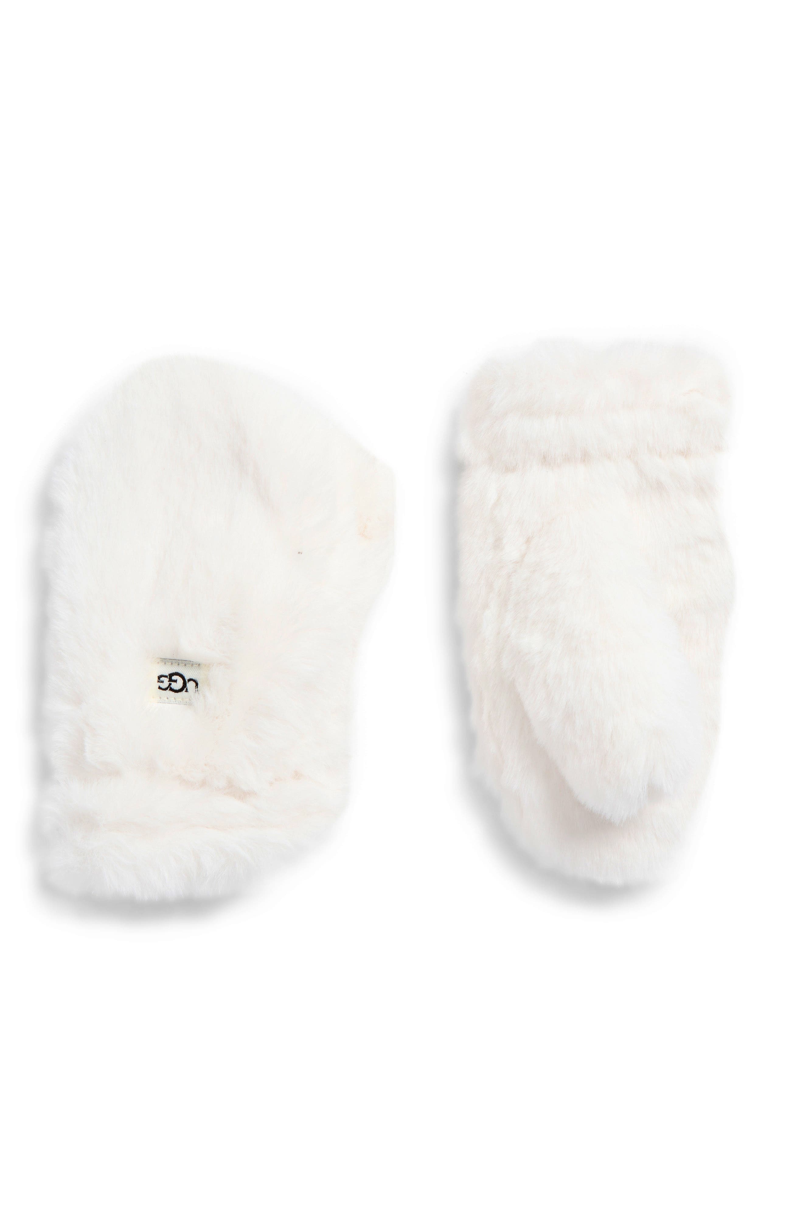 UGG® Kids' Recycled Polyester Faux Fur Mittens