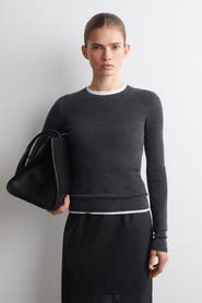 COS Seamless Merino Wool Long-Sleeved Top