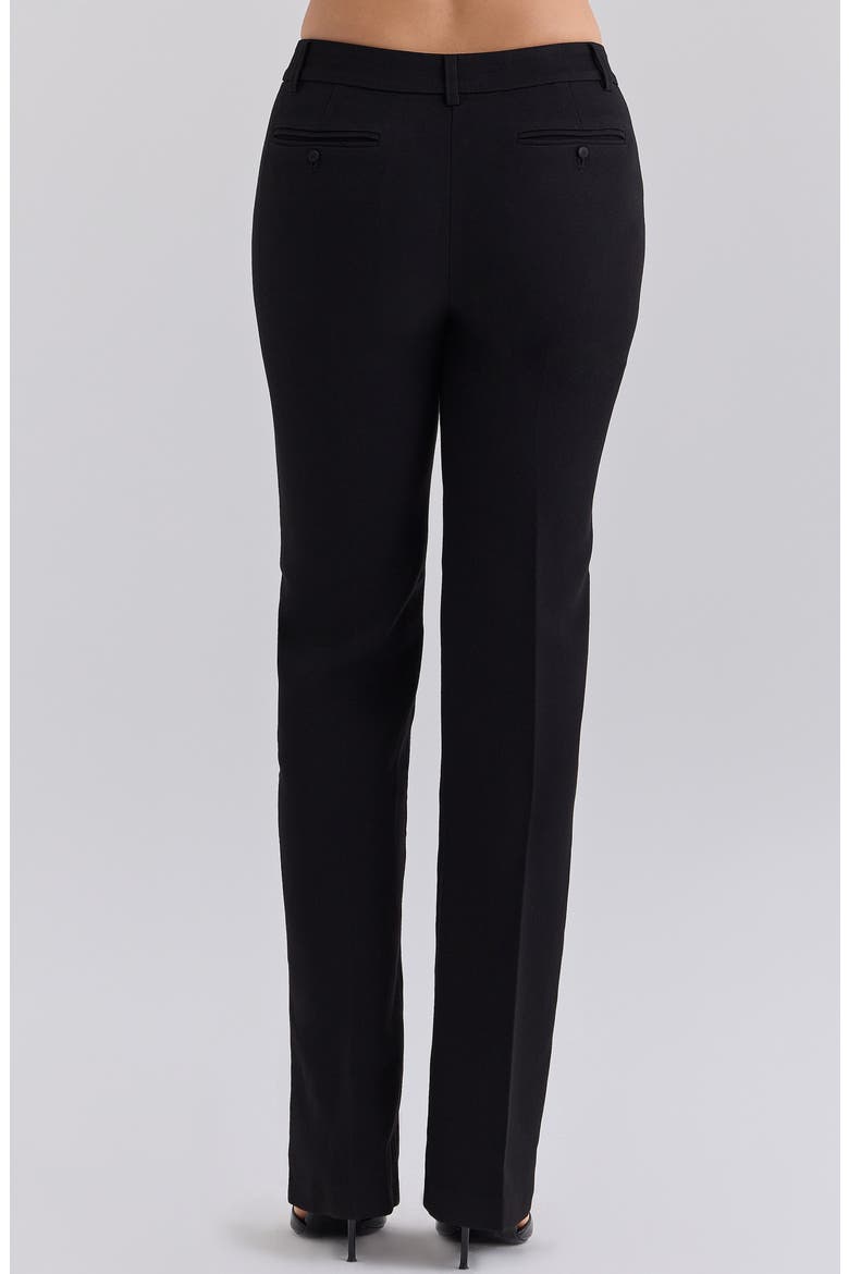 Victoire Straight Leg Pants, Alternate, color, BLACK