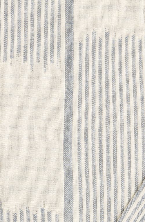Nordstrom Checkered Cotton Throw Blanket In Blue Chip Multi