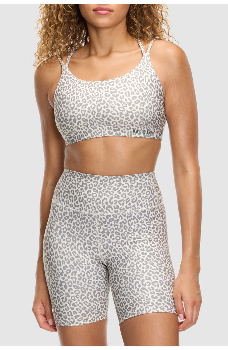 Peloton Cadent Strappy Y Back Bra - Print, Main, color, 2 Tone Animal