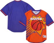 Mitchell & Ness Men's Mitchell & Ness Orange Phoenix Suns Jumbotron 3.0 Mesh V-Neck T-Shirt
