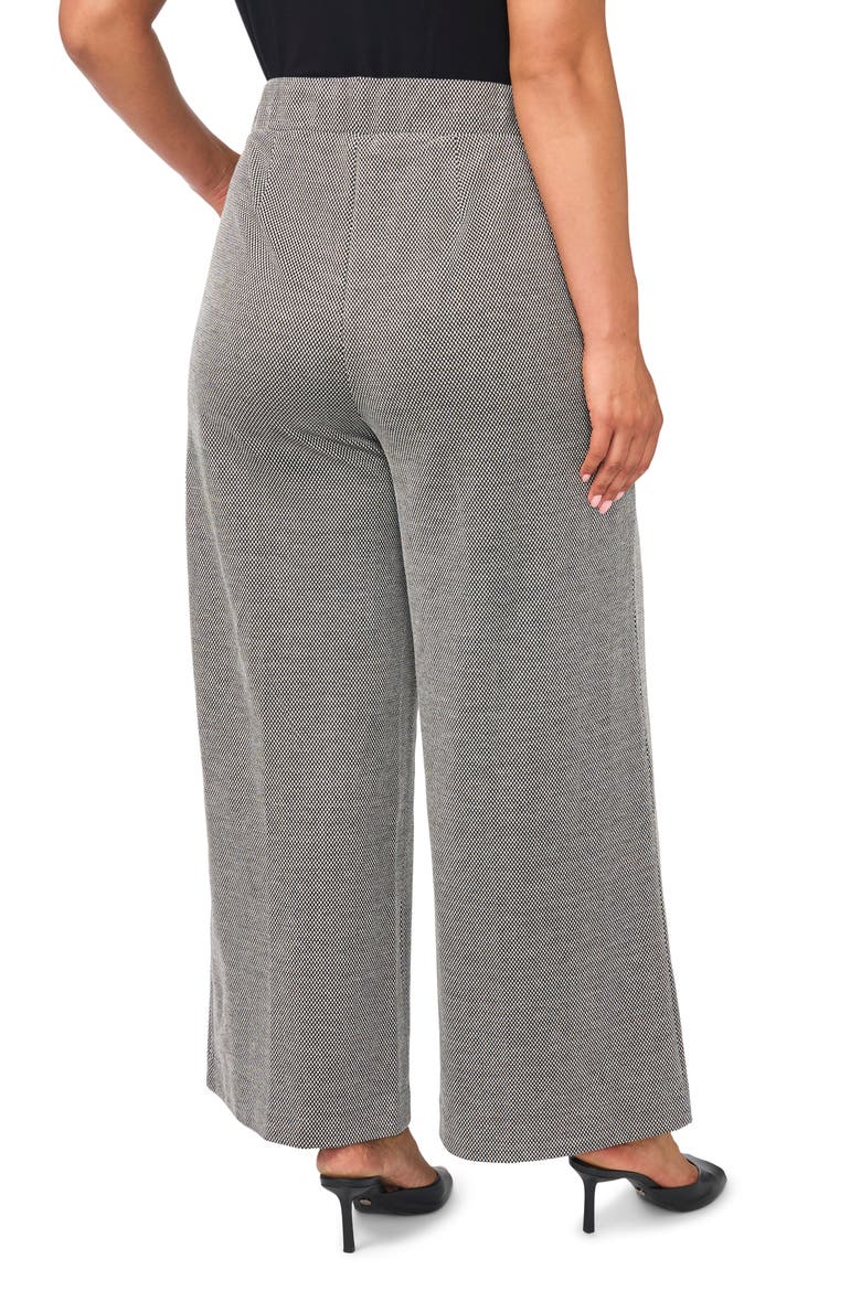 Wide Leg Pull On Pants, Alternate, color, RICH BLACK