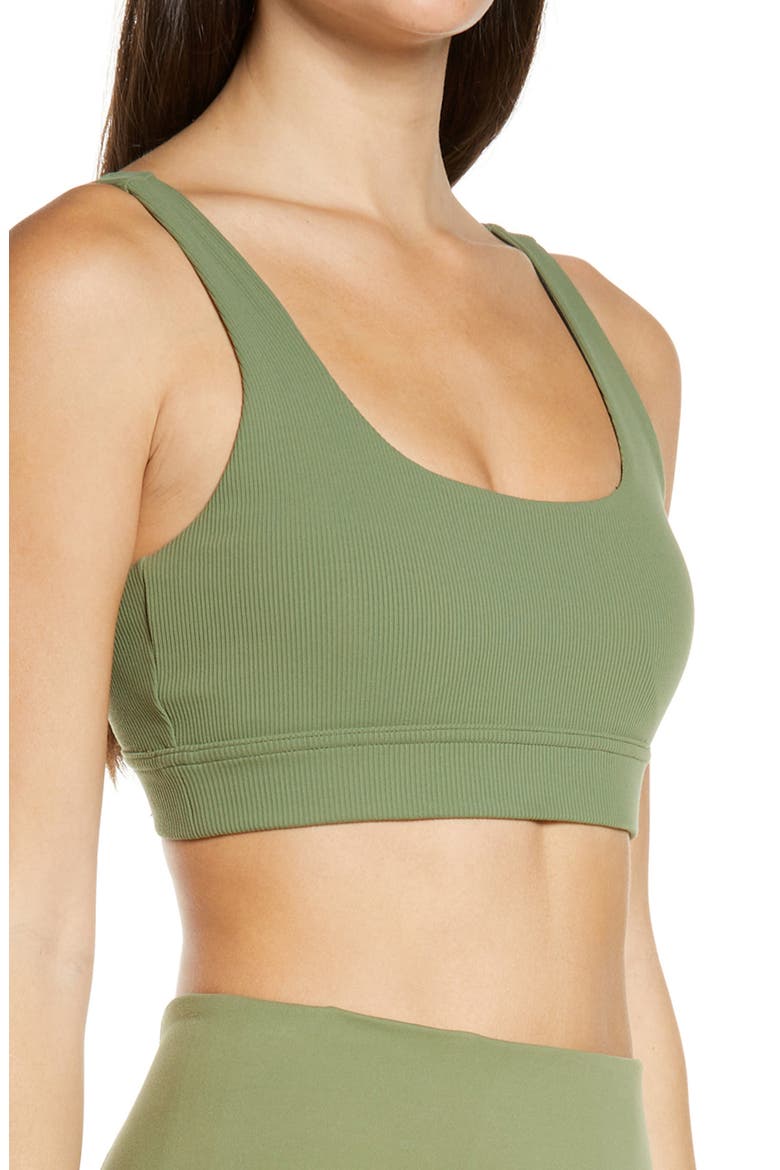 Live In Rib Sports Bra, Alternate, color, OLIVE BRANCH