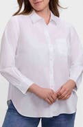 Foxcroft Boyfriend Non-Iron Cotton Blouse