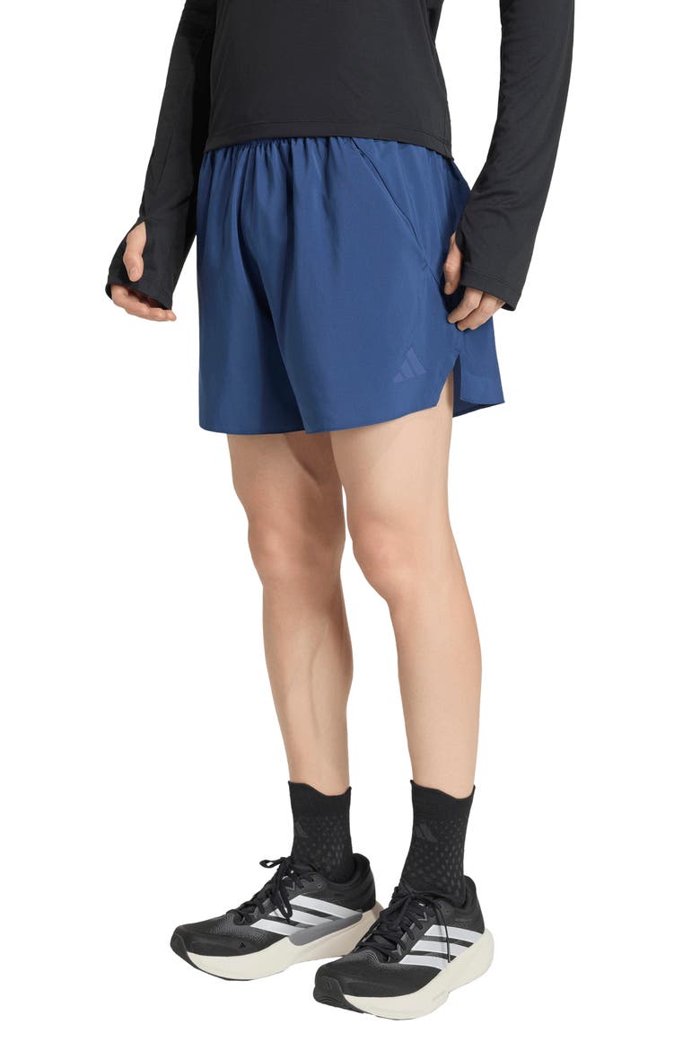 ADI365 Running Iconic Shorts, Main, color, TECH INDIGO/ DARK BLUE