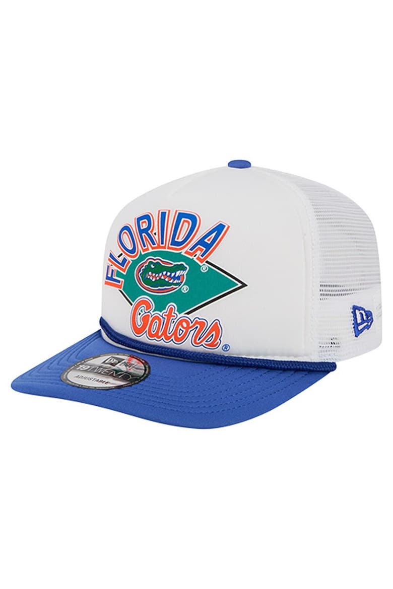 Men's New Era  White Florida Gators Diamond 19TWENTY Golfer Adjustable Hat, Alternate, color, White