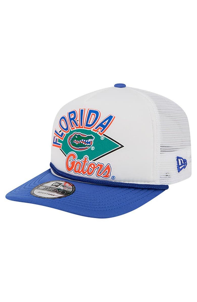 New Era Men's New Era  White Florida Gators Diamond 19TWENTY Golfer Adjustable Hat, Alternate, color, White