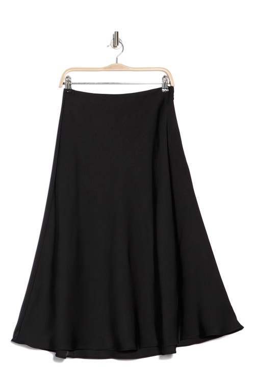 1.state Satin Bias Skirt In Rich Black