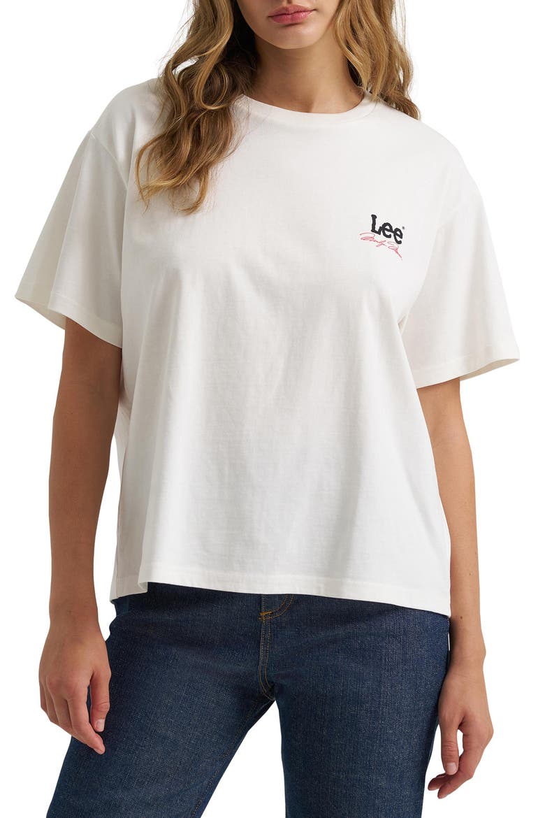 Logo Graphic T-Shirt, Main, color, STAR WHITE