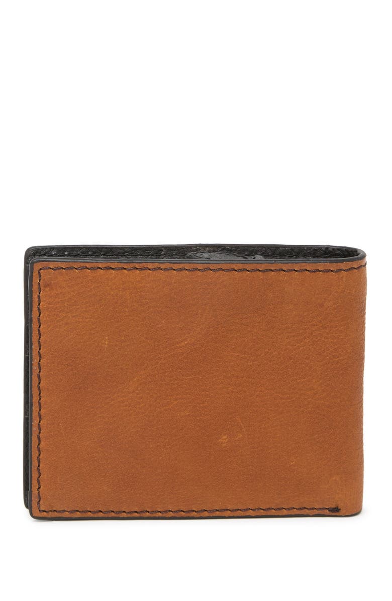 Frye Leather Bifold Coin Wallet, Main, color,