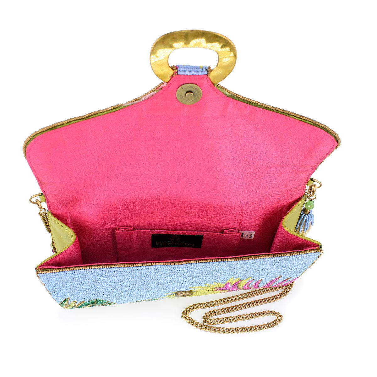 Mary Frances Accessories Tropics Crossbody Handbag, Alternate, color, Multi