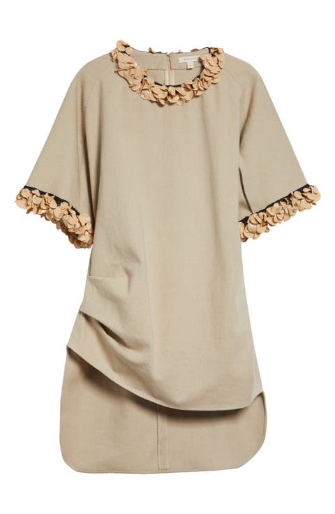 Burro Paillette Trim Cotton Top