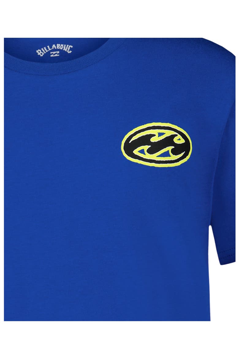 Kids' Bad Dog Pill Wave Logo Graphic T-Shirt, Alternate, color, OCEAN BLUE