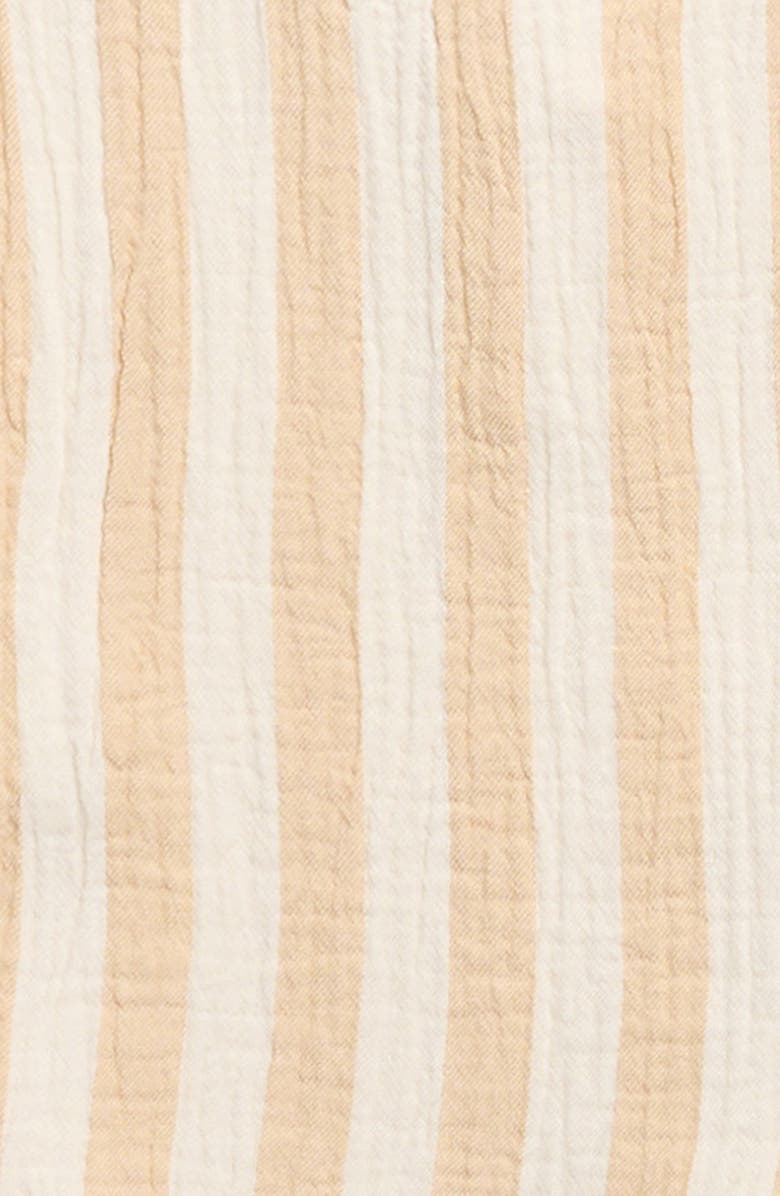 QUINCY MAE Kids' Boxy Organic Cotton Top & Shorts Set, Alternate, color, Butterscotch