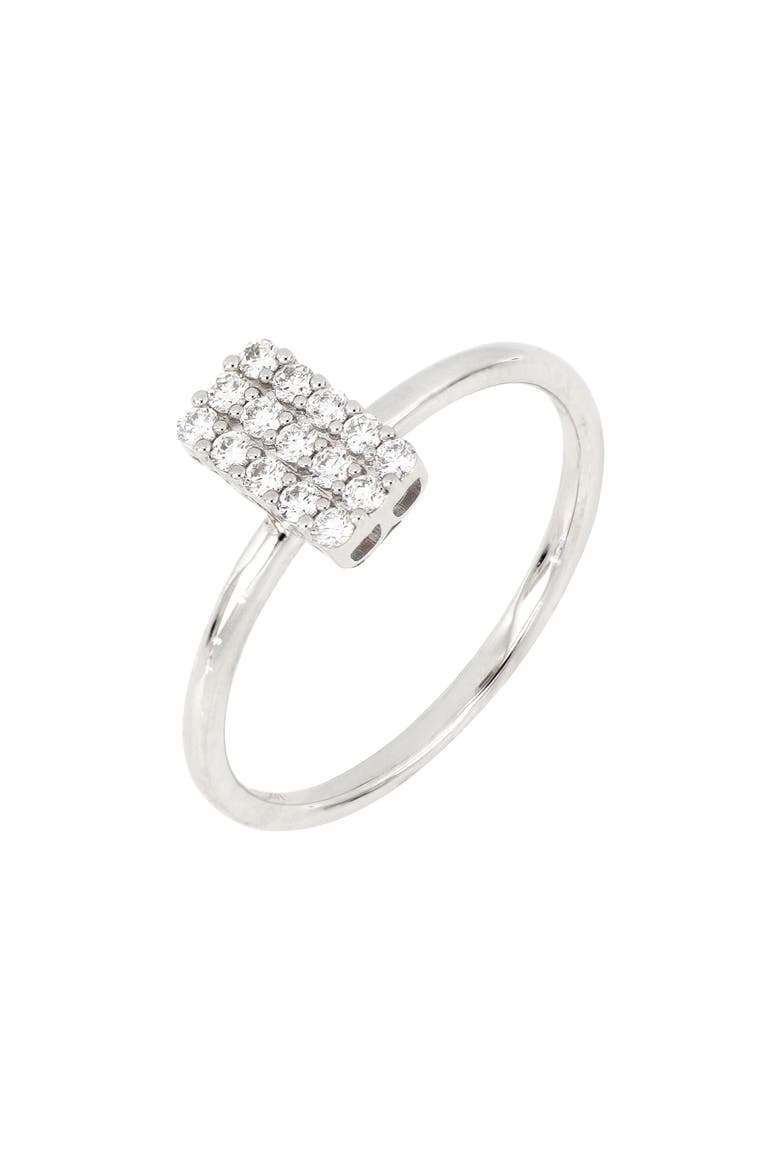 Prism Diamond Statement Ring - 0.23ct. (Nordstrom Exclusive), Main, color, 18K WHITE GOLD