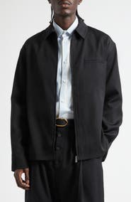 Jacquemus La Chemise Mecano Zip Workwear Shirt