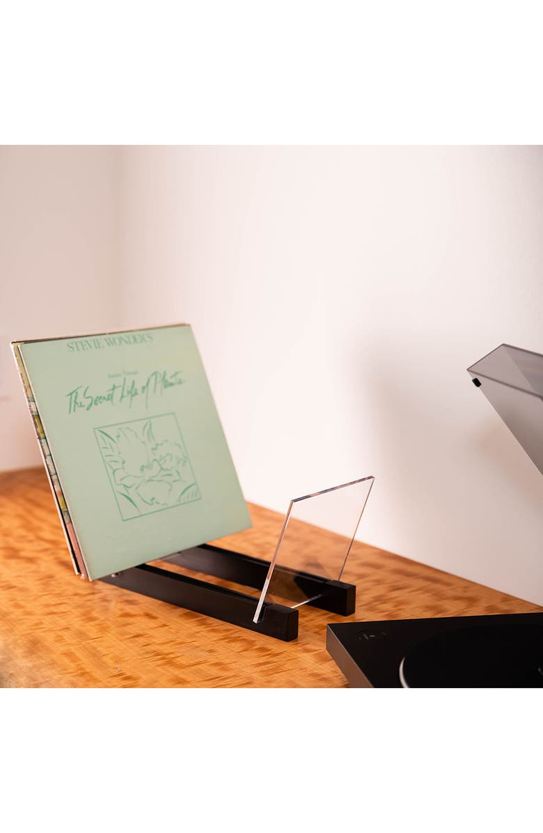 Bey-Berk Axel Vinyl Record Holder, Alternate, color, Black