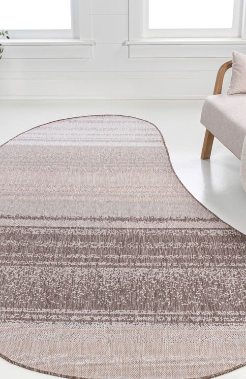 Jonathan Y Evan Modern Rustic Organic Curve Indoor/outdoor Shaped Area Rug