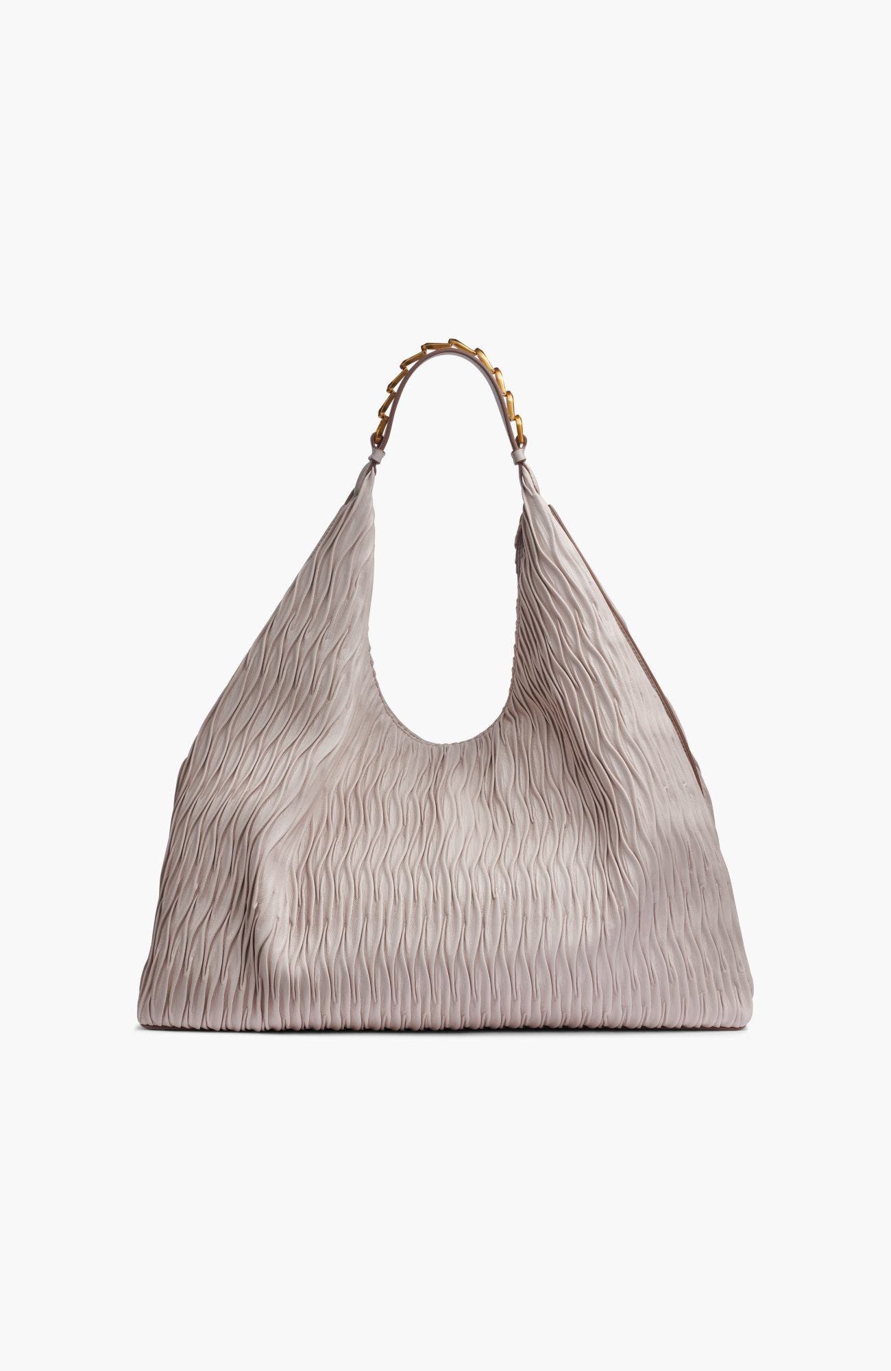 Bellmore Large Pleated Hobo, Alternate, color, Sand