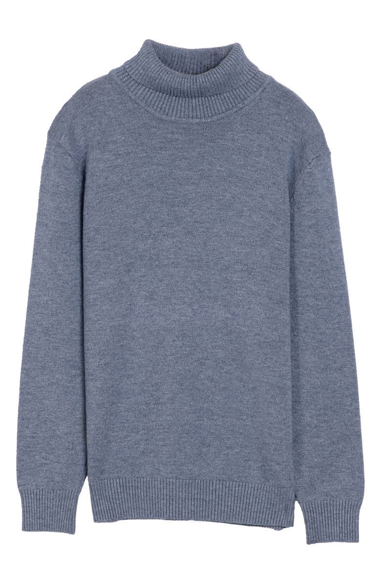 XRAY Basic Turtleneck Sweater, Main, color, Heather Slate