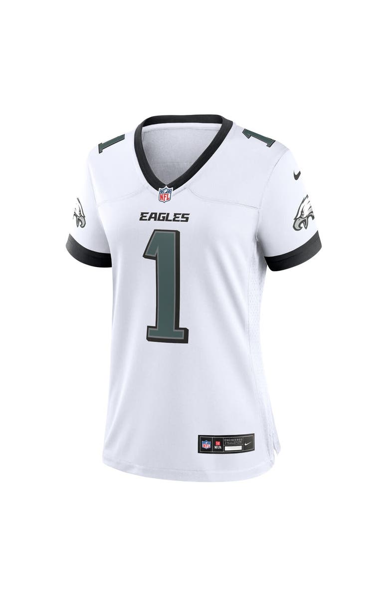 Nike Women's Nike Jalen Hurts White Philadelphia Eagles Game Jersey, Alternate, color, 