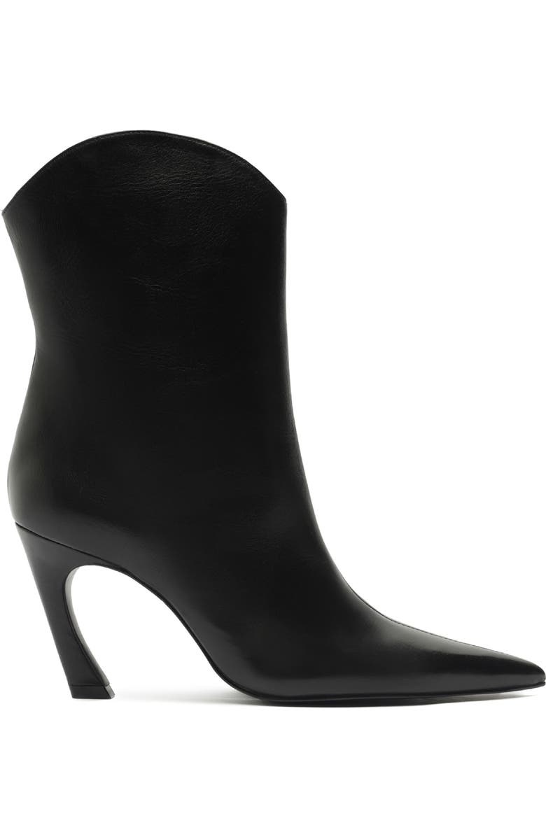 Schutz Maryann Curve Pointed Toe Bootie, Alternate, color,
