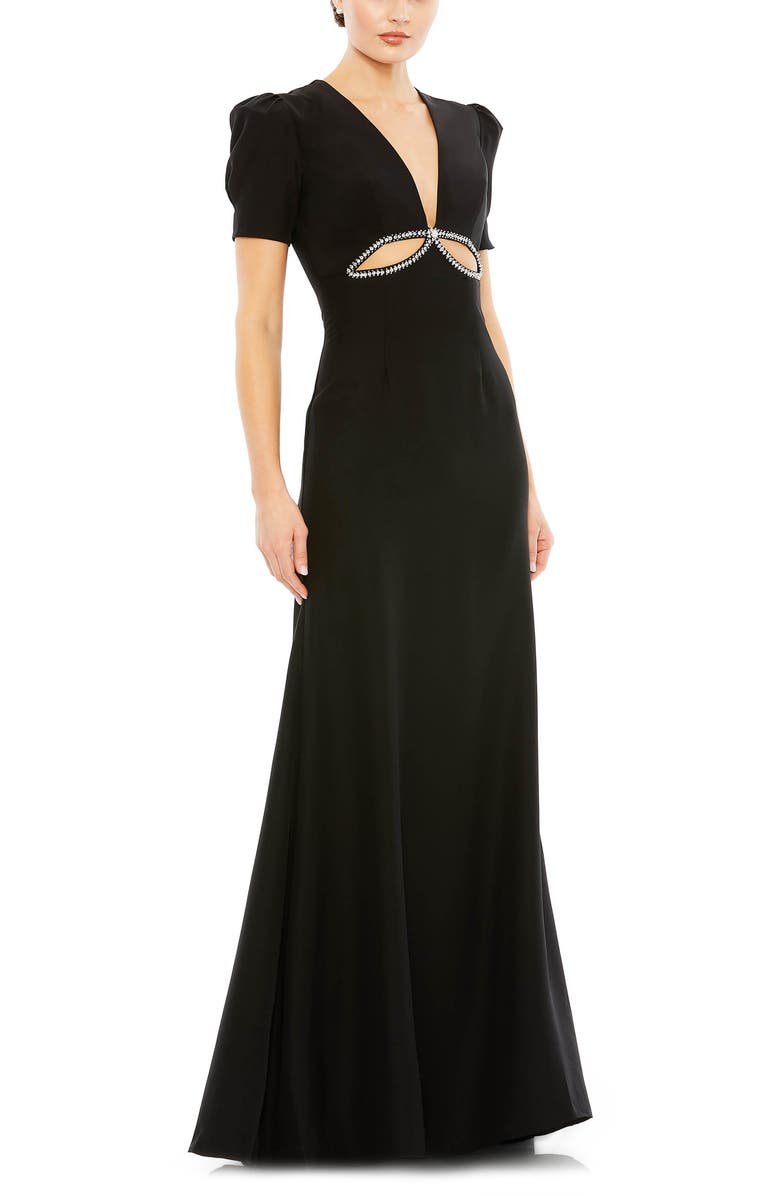 Mac Duggal Cutout Column Gown, Main, color, 