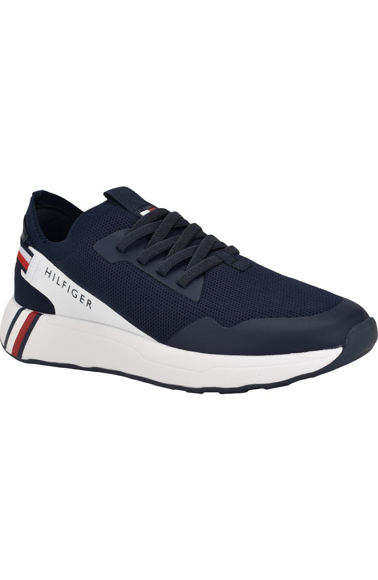 Tommy Hilfiger Knit Sneaker, Main, color, Dark Blue