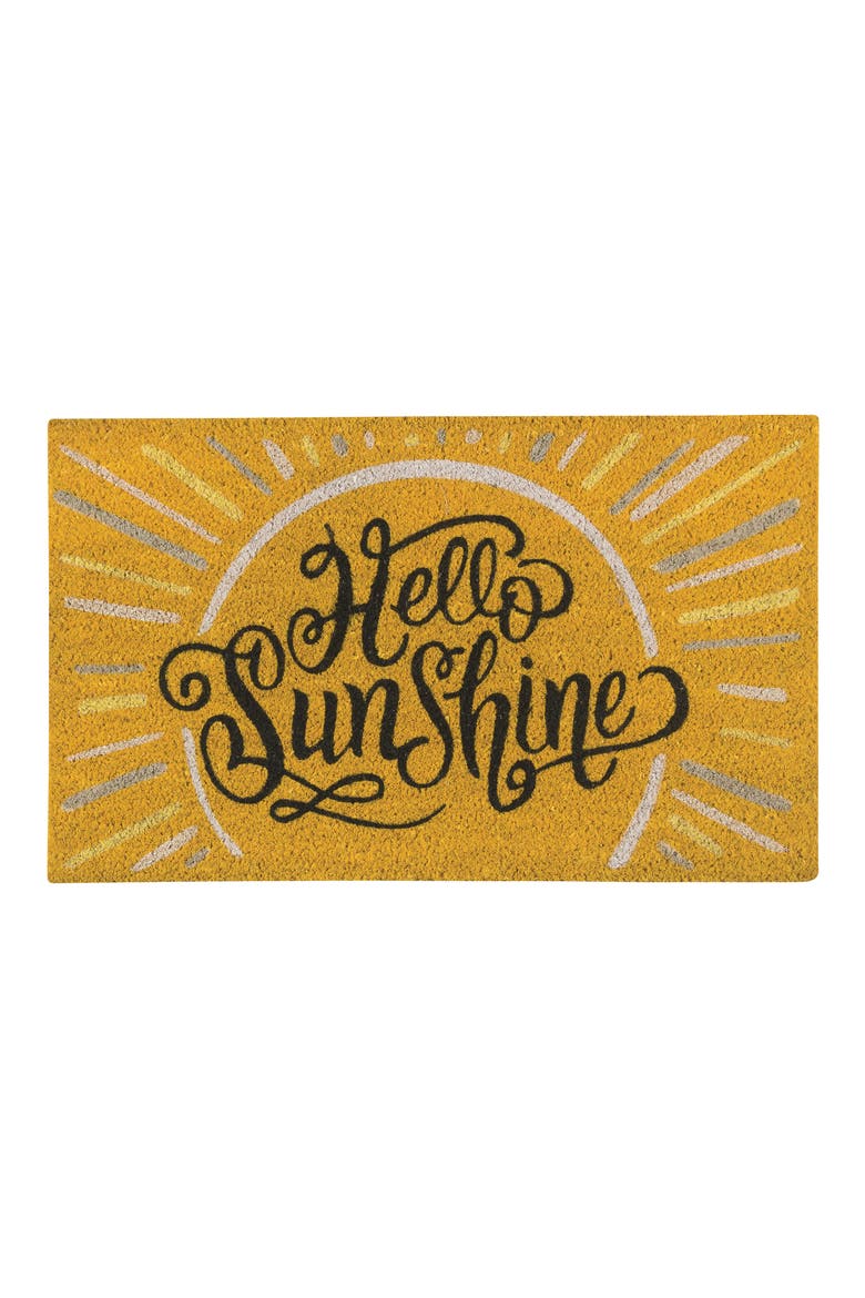 Hello Sunshine Doormat, Main, color, HELLO SUNSHINE