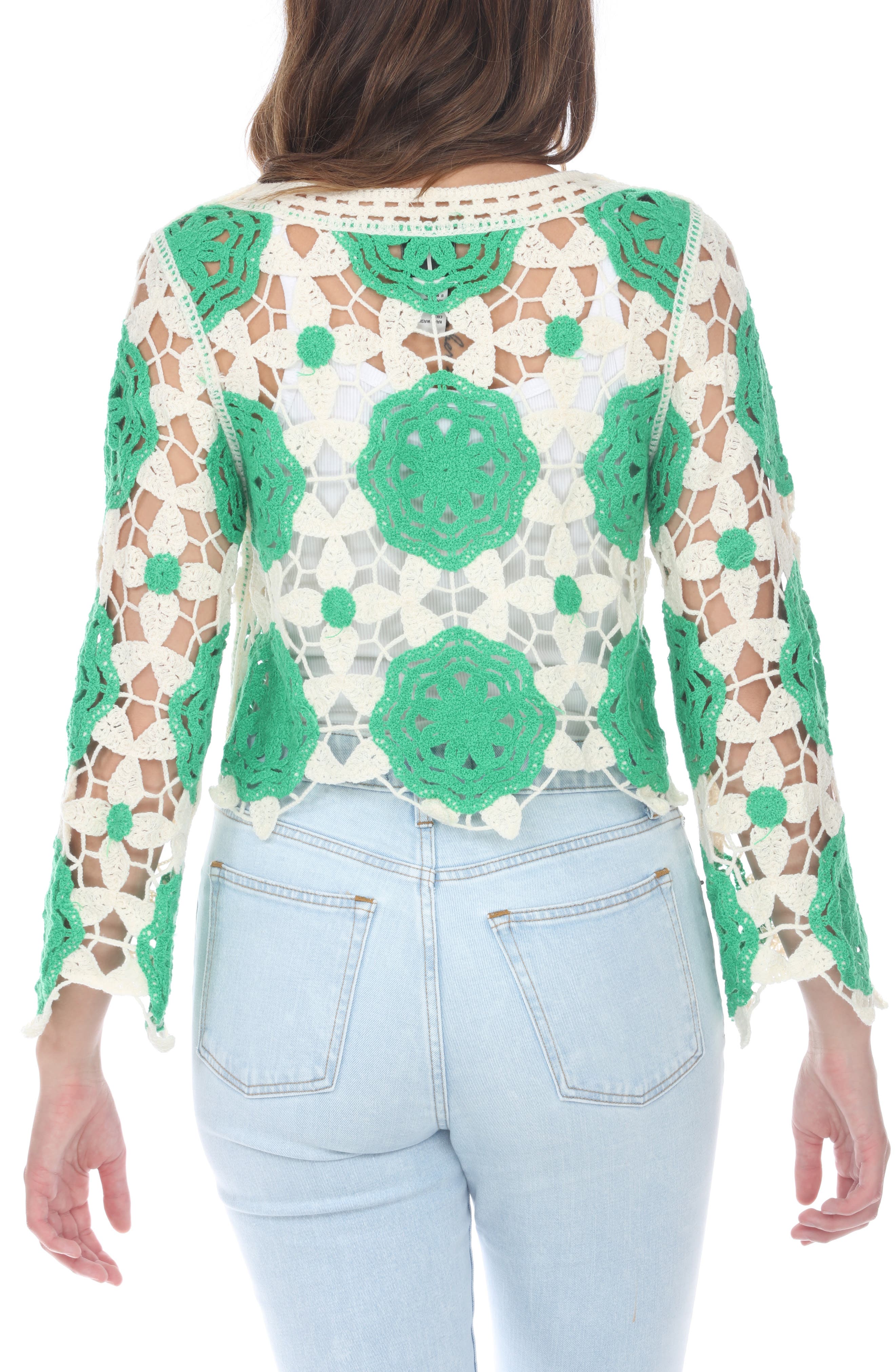 Cutout Openwork Sweater - image 2