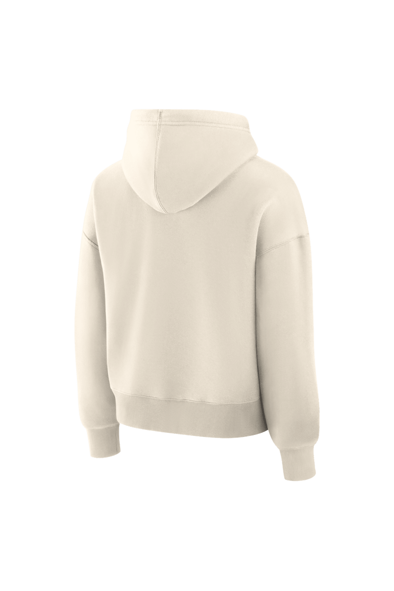 Women's Fanatics Cream Buffalo Sabres Distressed Logo Hoodie, Alternate, color, Cream