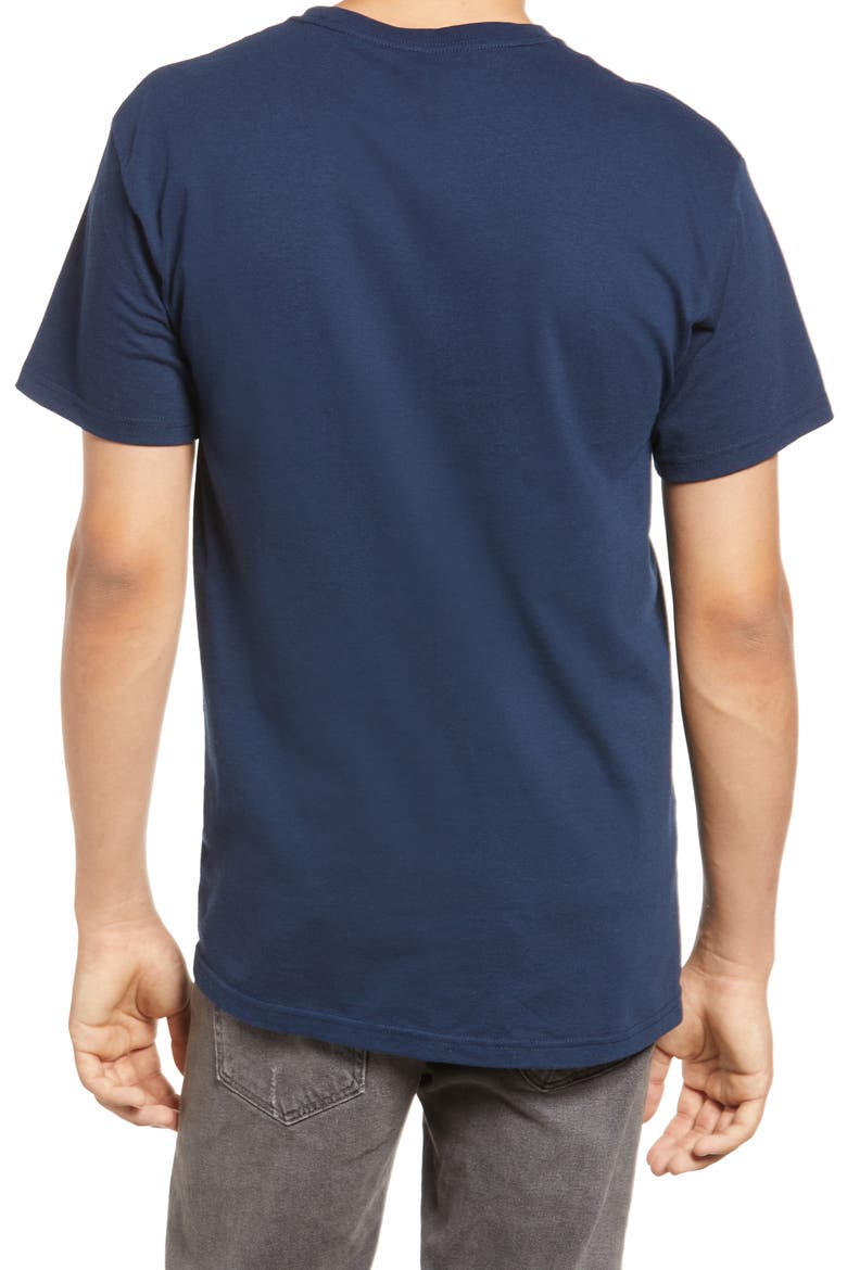 Playboy Chest Logo T-Shirt, Alternate, color, NAVY