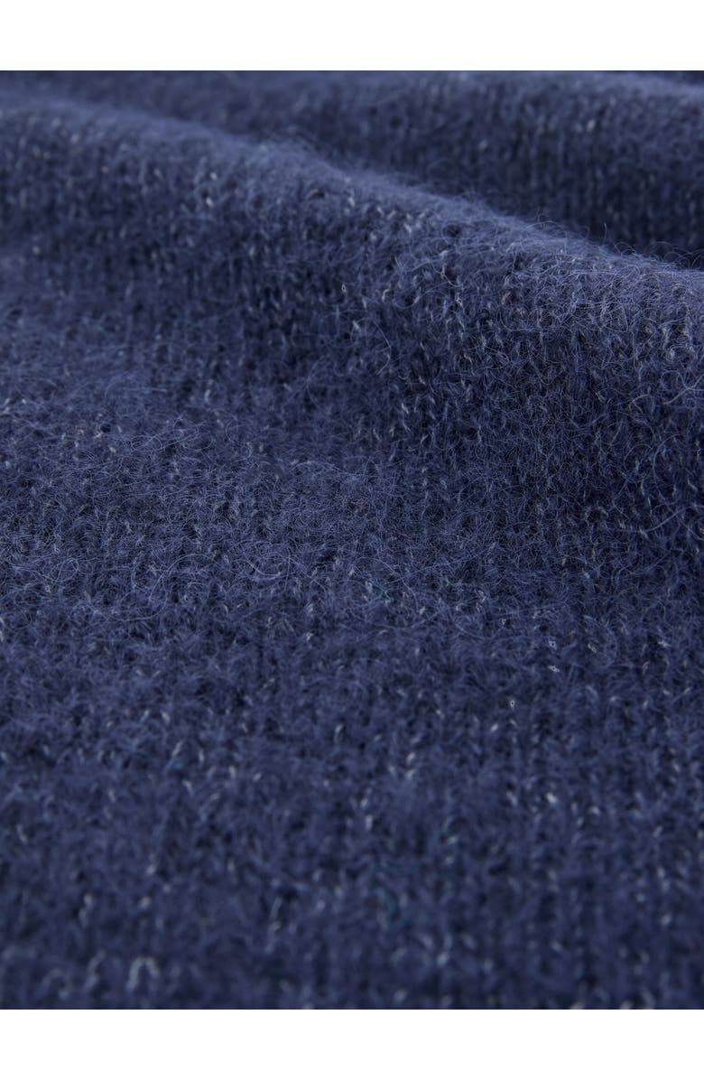 Celtic & Co. Alpaca Cotton Slouch Sweater, Alternate, color, Navy