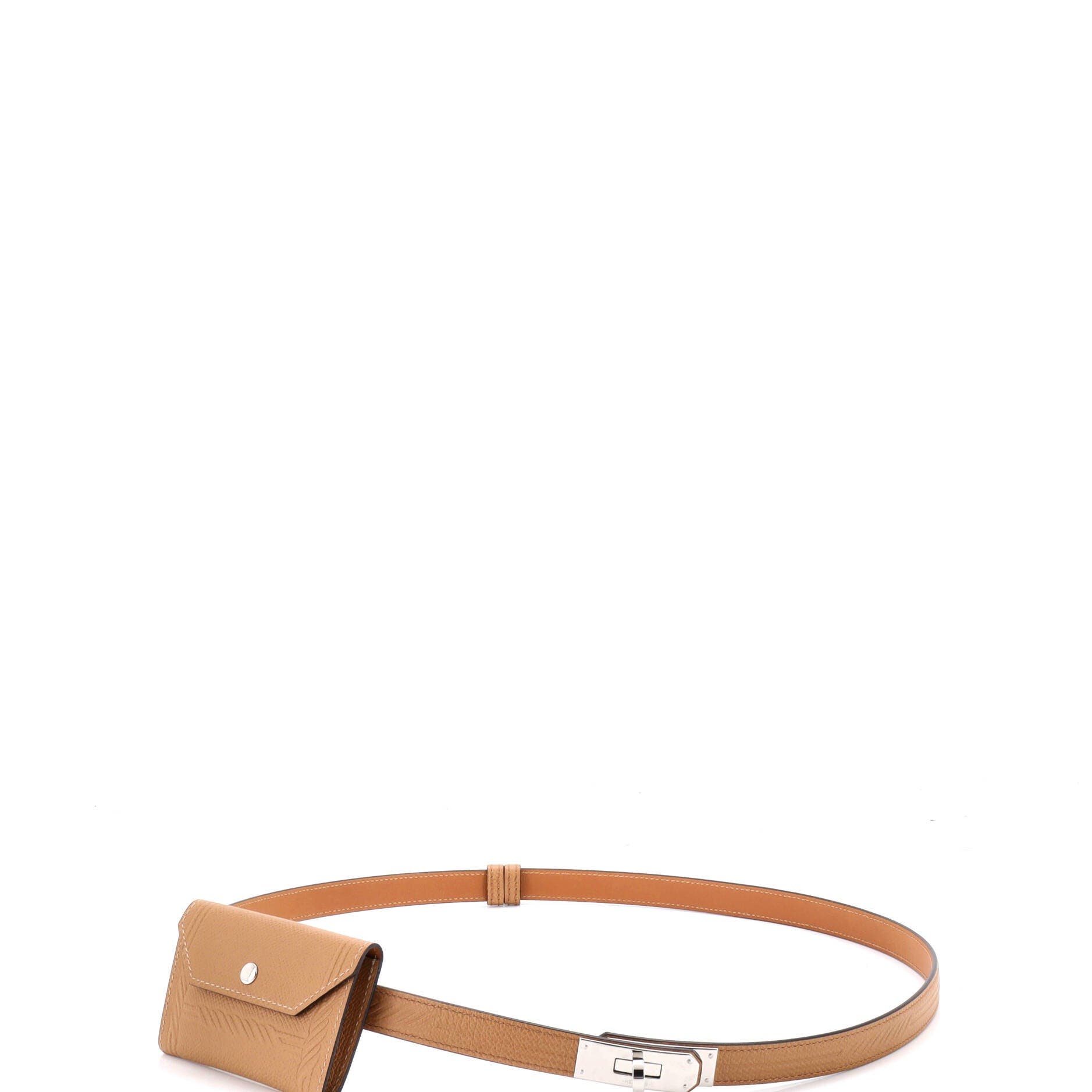 Quadrige Kelly Pocket Belt Leather Thin, Alternate, color, Beige