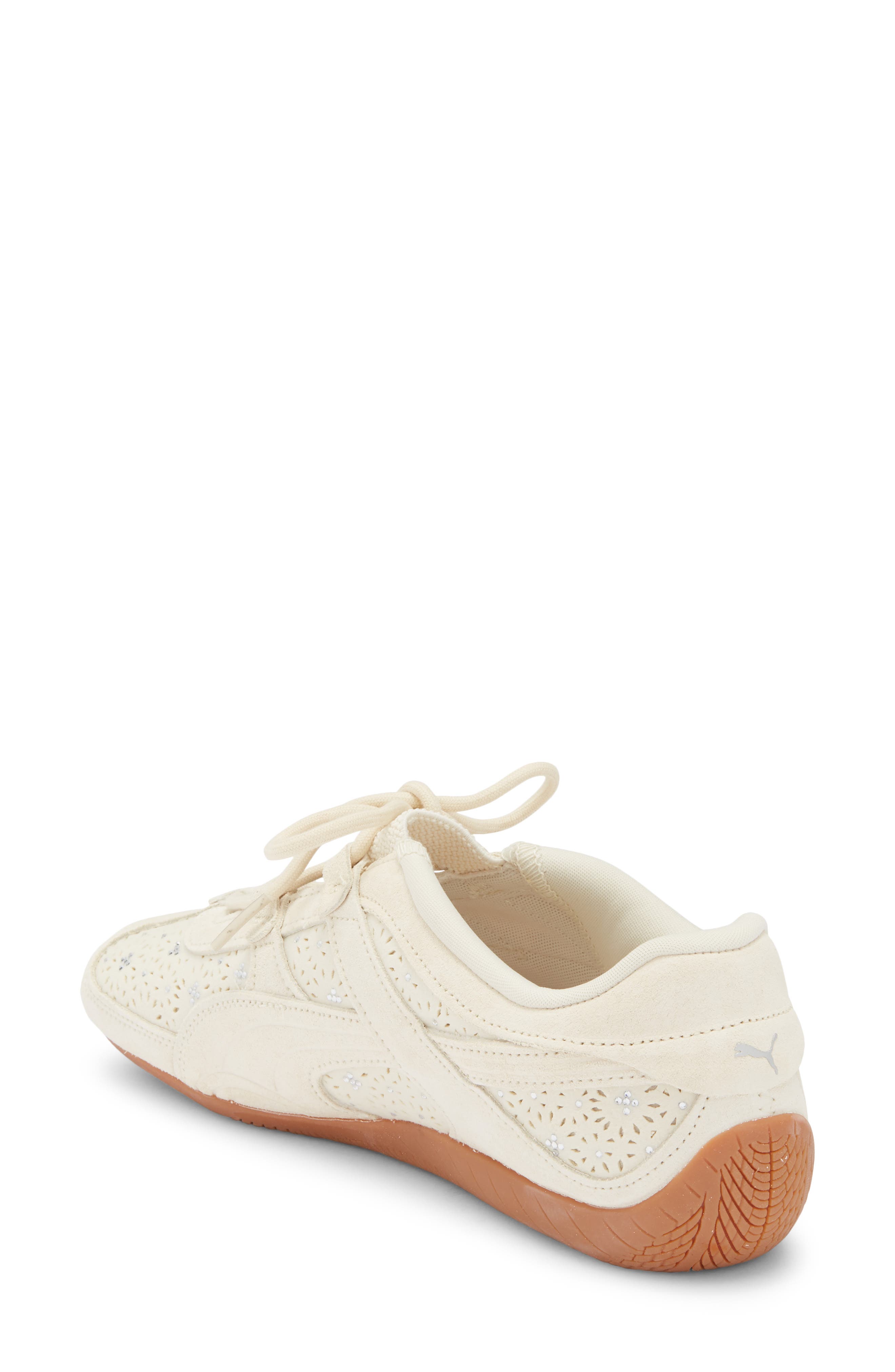 PUMA Speedcat Go Bejeweled Sneaker, Alternate, color, Alpine Snow/ Gum