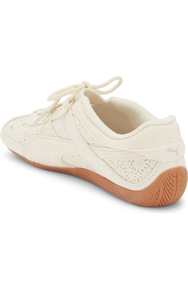 PUMA Speedcat Go Bejeweled Sneaker, Alternate, color, Alpine Snow/ Gum