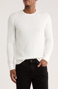 Vince Crewneck Cotton Thermal Sweater