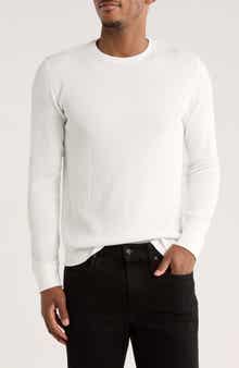Vince Crewneck Cotton Thermal Sweater