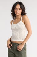 Abound Open Stitch Sweater Tank