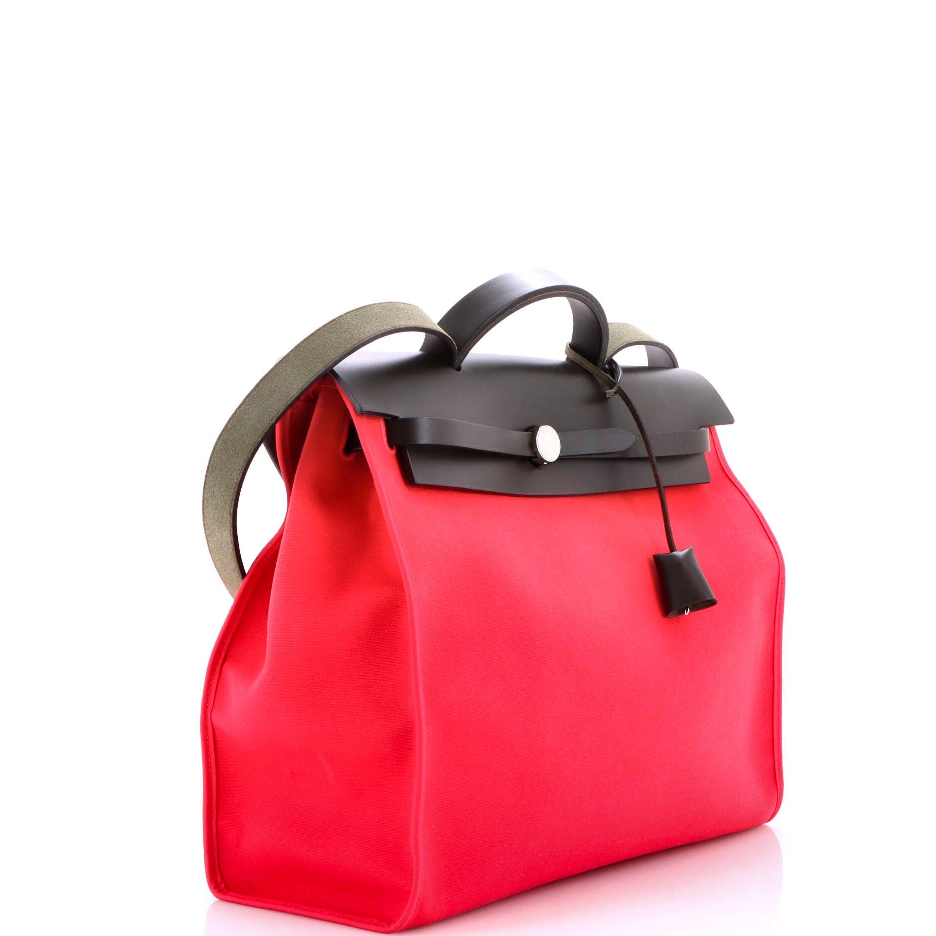 Herbag Zip Leather and Toile 39, Alternate, color, Pink