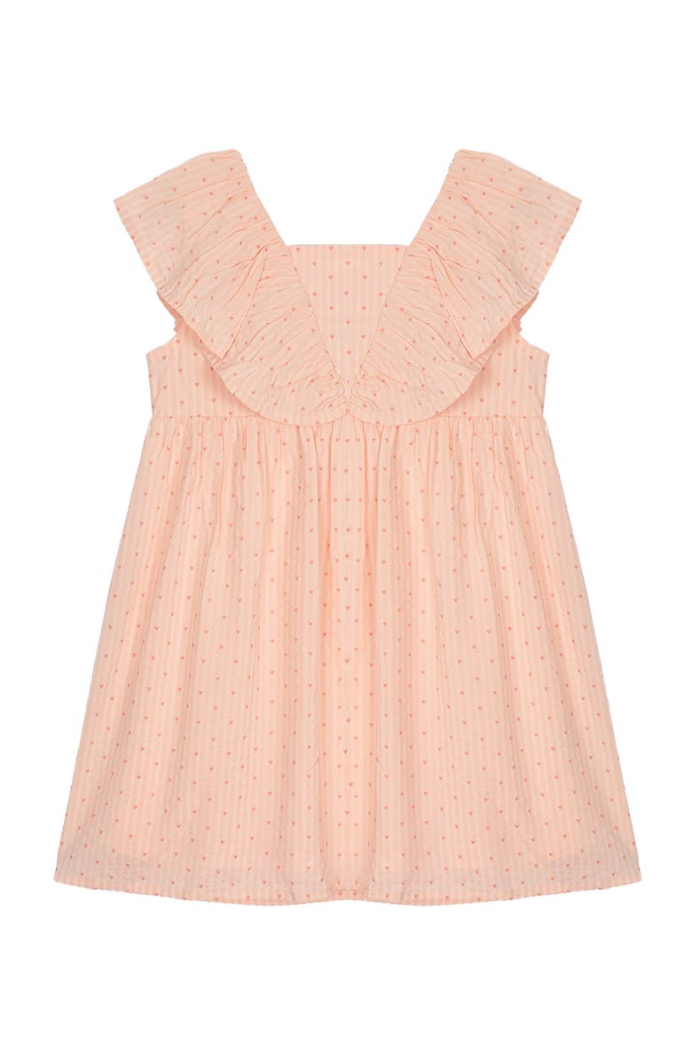 Mabel + Honey Mabel and Honey Heartstrings Girls' Dress - Blush Pink A-Line with Ruffled V-Back (Nordstrom Exclusive)., Alternate, color, Pink