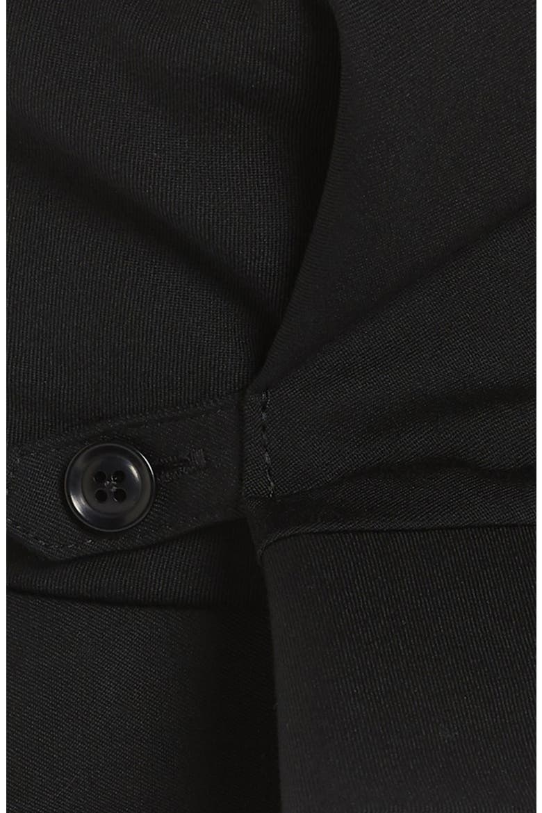 Button Tab Wool Hat, Alternate, color, BLACK
